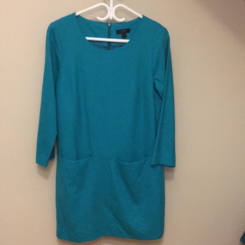 Wool J.Crew Midi Dress